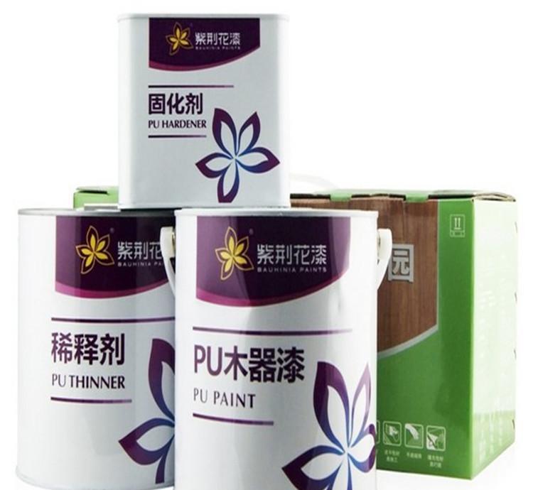 批發(fā)銷售紫荊花pu聚酯透明底漆 低味環(huán)保耐黃變5kg套裝木器