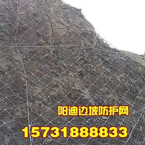 山東邊坡防護(hù)網(wǎng) 濟(jì)南公路邊坡防護(hù)網(wǎng)廠 青島SNS鋼絲繩網(wǎng)廠家，安平陽(yáng)迪邊坡防護(hù)網(wǎng)廠